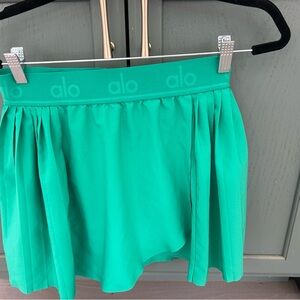 Alo Green Tennis Skirt